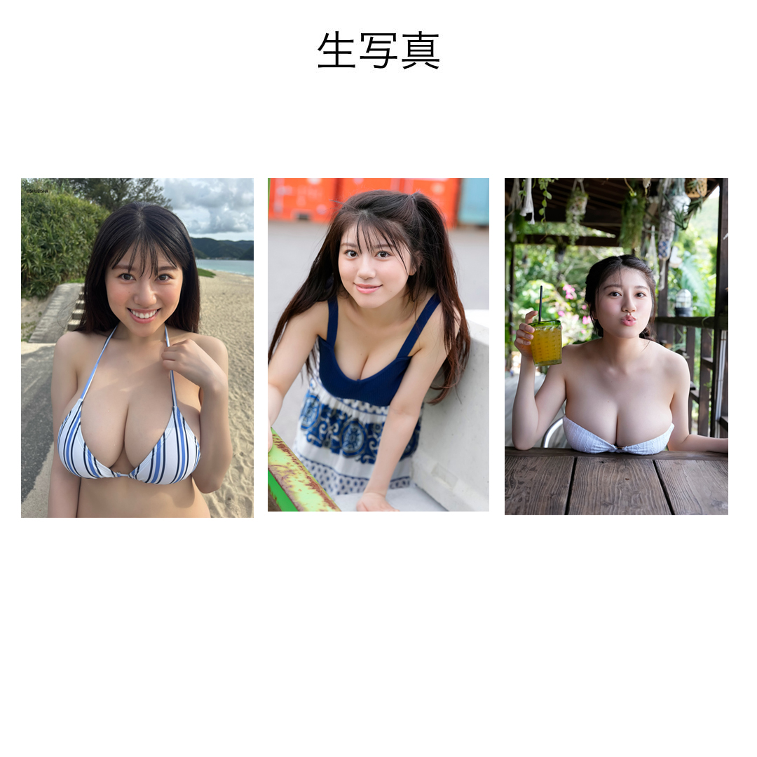生写真3枚(10冊券絵柄)