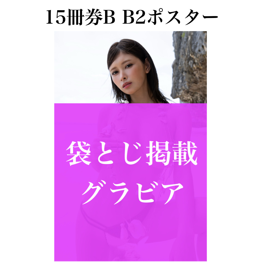 袋とじグラビア絵柄B2サイズポスター1枚
